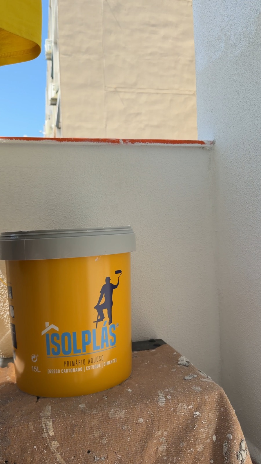 Primário Isolplas antes de Pintar